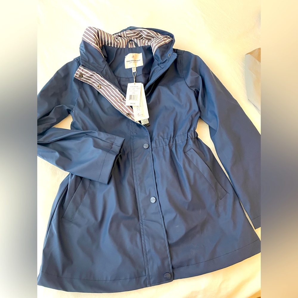 Adorable Navy Girls Raincoat (14/16)